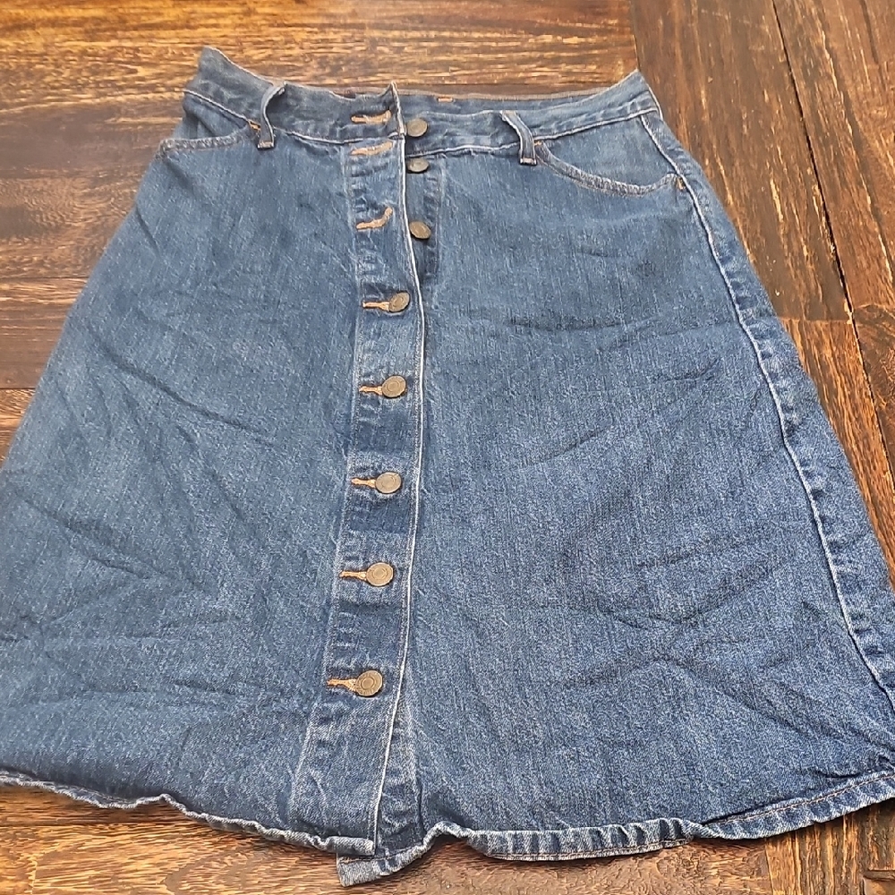 Denim Button-Front Skirt Levis Suze 25